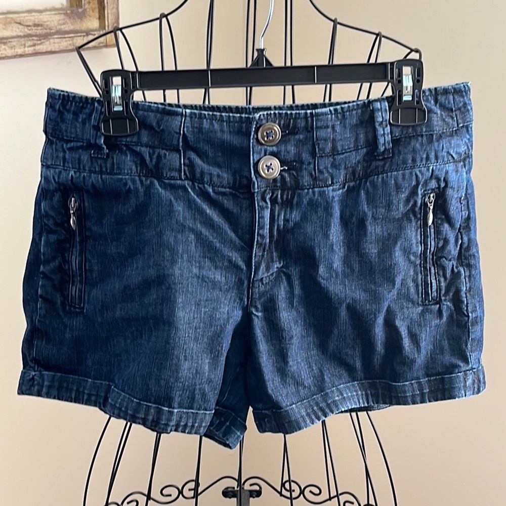 Daughters of the Liberation Anthropologie 8 Denim Cuffed Shorts Jean